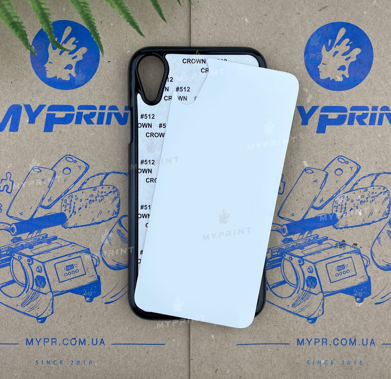 Case for sublimation 2D plastic (PC) for iPhone XR black (4415)  Case for sublimation 2D plastic (PC) for iPhone XR black (4415)