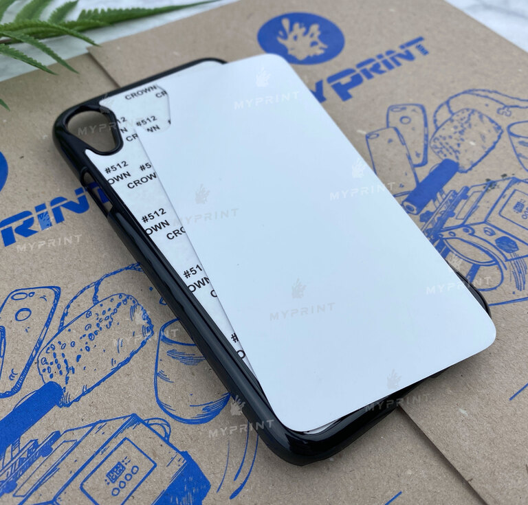 Case for sublimation 2D plastic (PC) for iPhone XR black (4415)  Case for sublimation 2D plastic (PC) for iPhone XR black (4415)