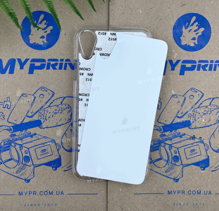 Case for sublimation 2D plastic (PC) for iPhone XR transparent (4416)  Case for sublimation 2D plastic (PC) for iPhone XR transparent (4416)