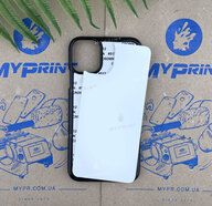 Cover for sublimation 2D plastic (PC) for iPhone 11 black (5836) - фото 1 Cover for sublimation 2D plastic (PC) for iPhone 11 black (5836) - фото 1 - Blanks for sublimation