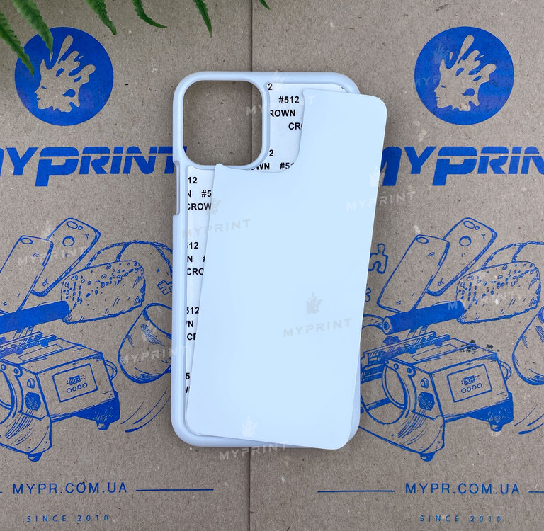 Cover for sublimation 2D plastic (PC) for iPhone 11 Pro white (5838)  Cover for sublimation 2D plastic (PC) for iPhone 11 Pro white (5838)