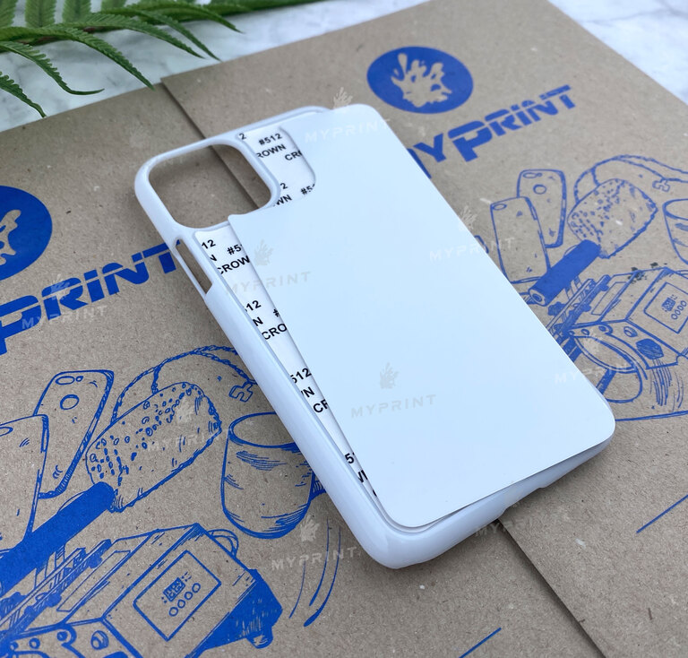 Cover for sublimation 2D plastic (PC) for iPhone 11 Pro white (5838)  Cover for sublimation 2D plastic (PC) for iPhone 11 Pro white (5838)