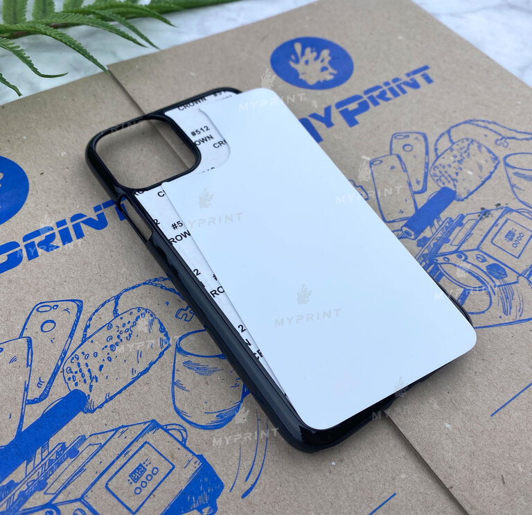 Чохол для сублімації 2D пластиковий (PC) для iPhone 11 Pro чорний (5840) 