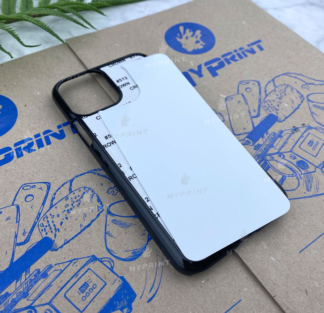 Чохол для сублімації 2D пластиковий (PC) для iPhone 11 Pro чорний (5840) - фото 2 Чохол для сублімації 2D пластиковий (PC) для iPhone 11 Pro чорний (5840) - фото 2 - Заготовки для сублімації