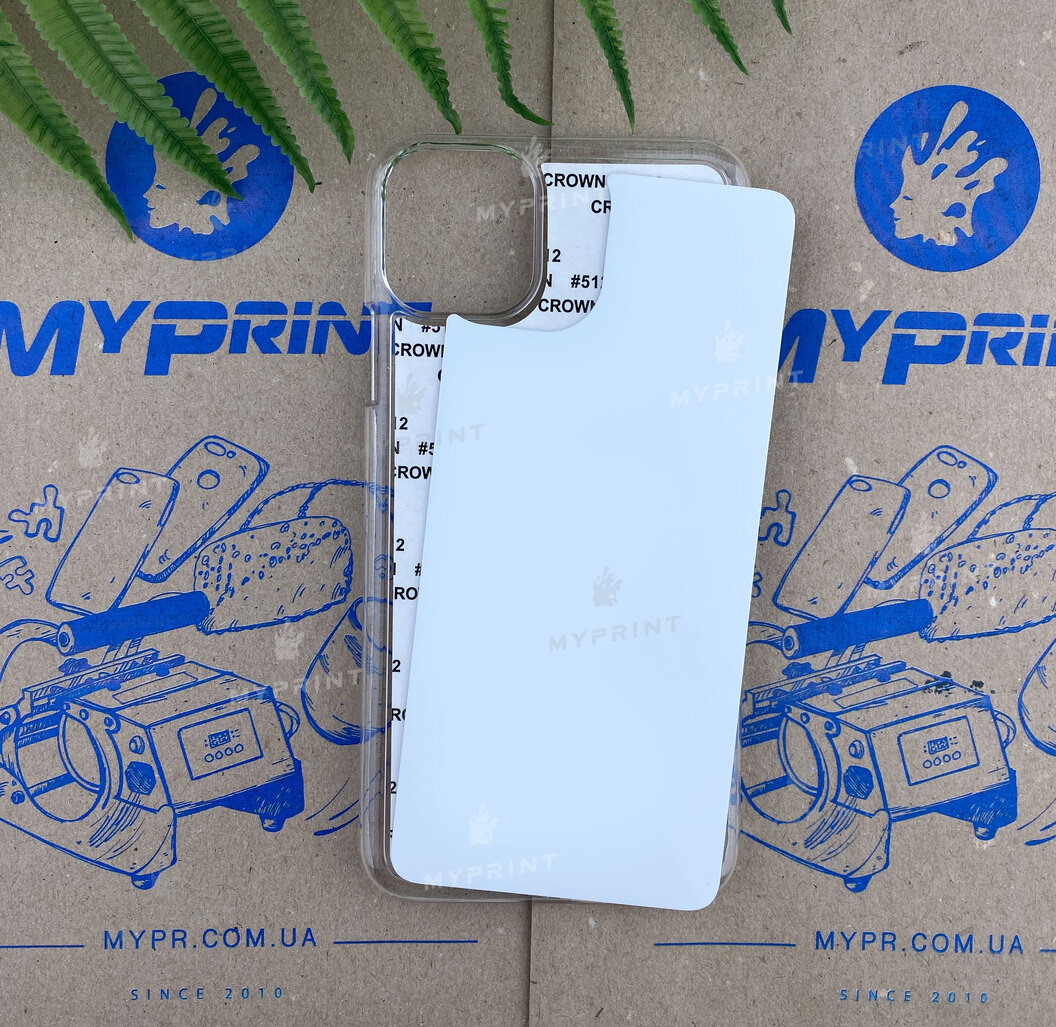 Чохол для сублімації 2D пластиковий (PC) для iPhone 11 Pro Max прозорий (5843) - фото 1 - Заготовки для сублімації