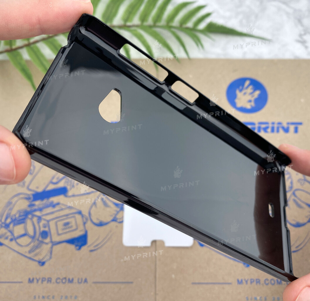 Чохол для сублімації 2D пластиковий (PC) для Nokia 540 чорний (4010) - фото 4 Чохол для сублімації 2D пластиковий (PC) для Nokia 540 чорний (4010) - фото 4 - Заготовки для сублімації