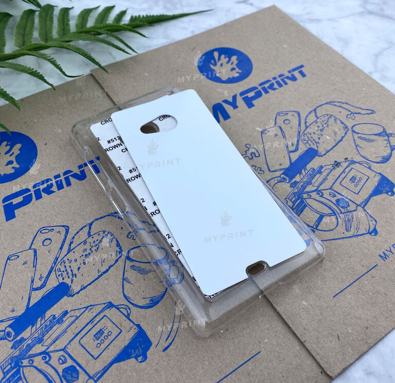 Чохол для сублімації 2D пластиковий (PC) для Nokia 540 прозорий (4011) 