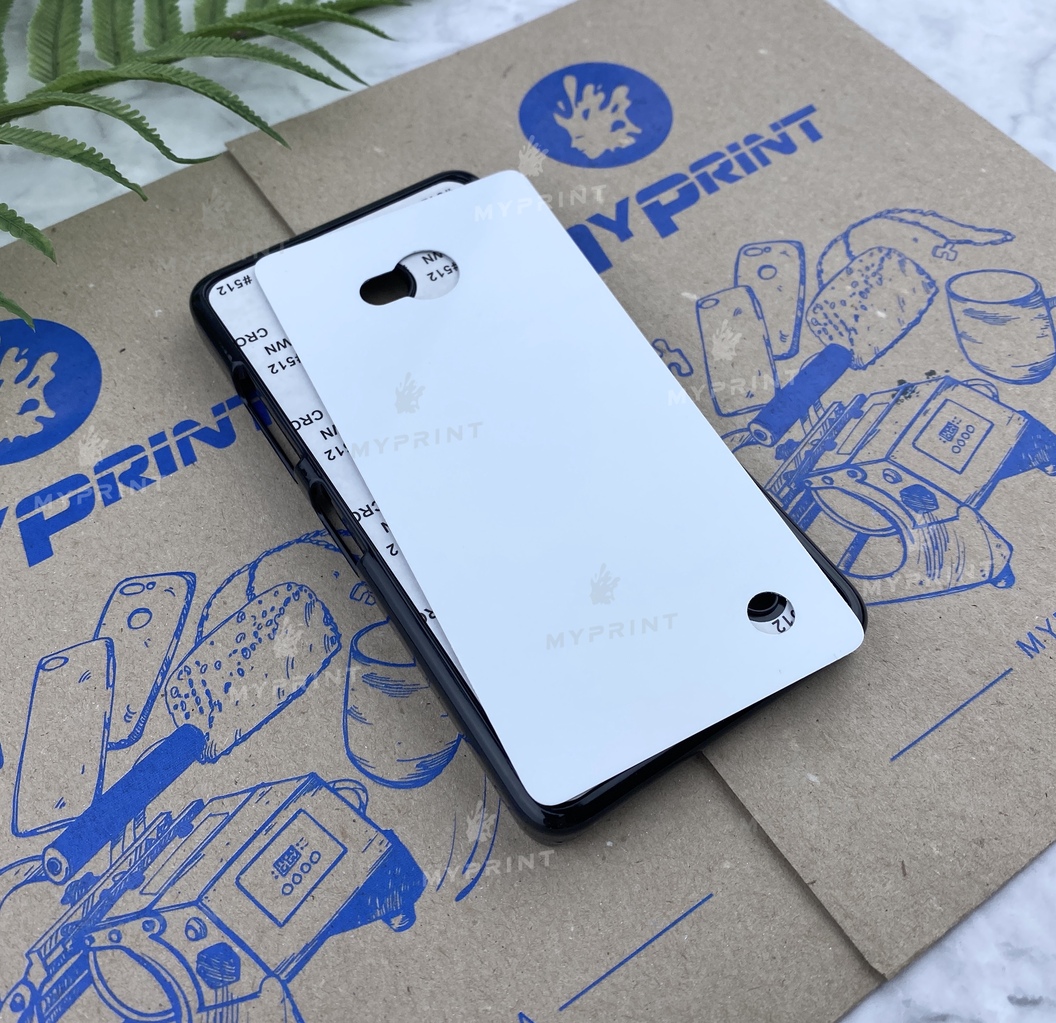 Чохол для сублімації 2D пластиковий (PC) для Nokia 640 чорний (4013) - фото 2 Чохол для сублімації 2D пластиковий (PC) для Nokia 640 чорний (4013) - фото 2 - Заготовки для сублімації