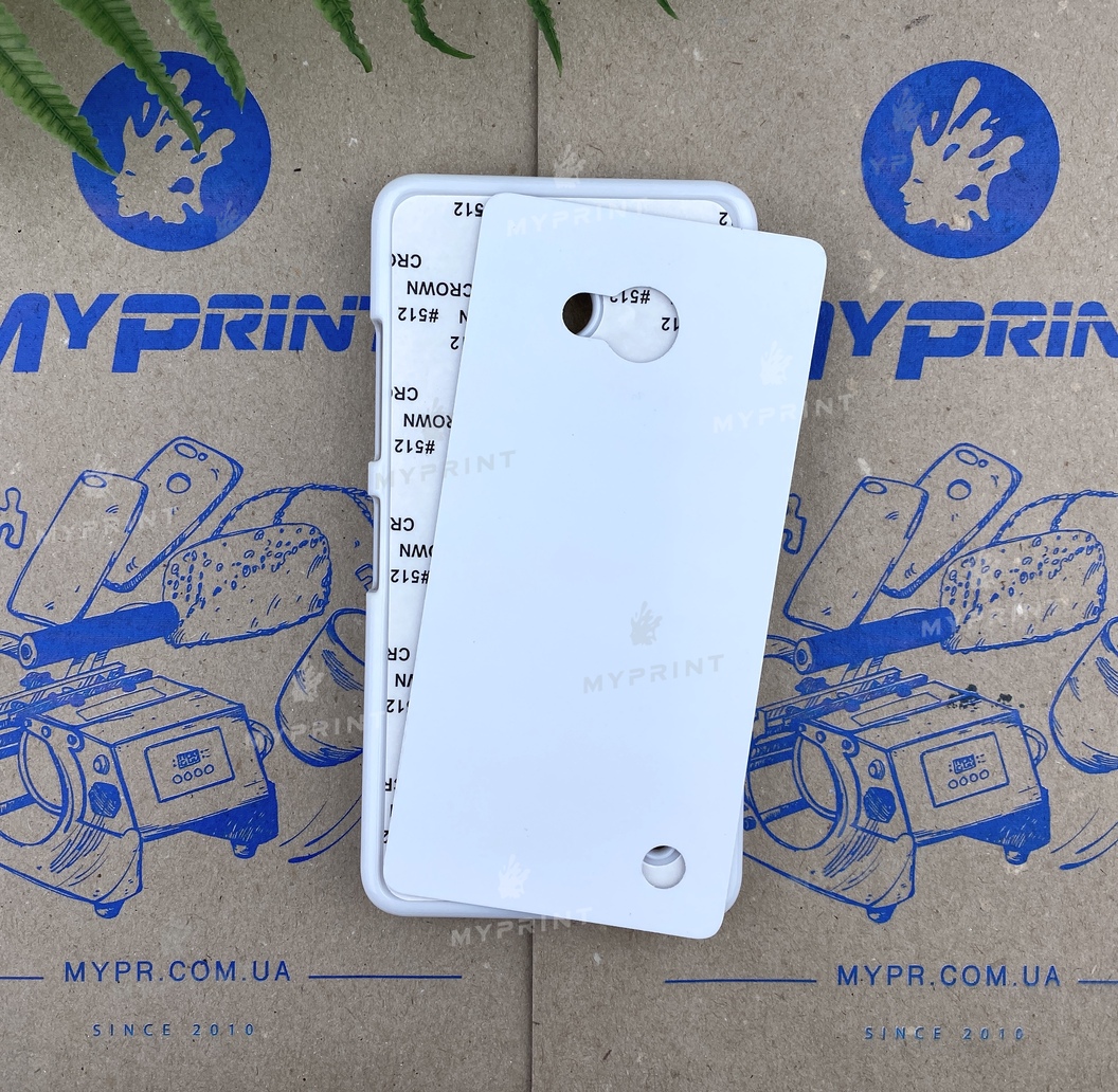 Чохол для сублімації 2D пластиковий (PC) для Nokia 640 білий (4014) - фото 1 Чохол для сублімації 2D пластиковий (PC) для Nokia 640 білий (4014) - фото 1 - Заготовки для сублімації