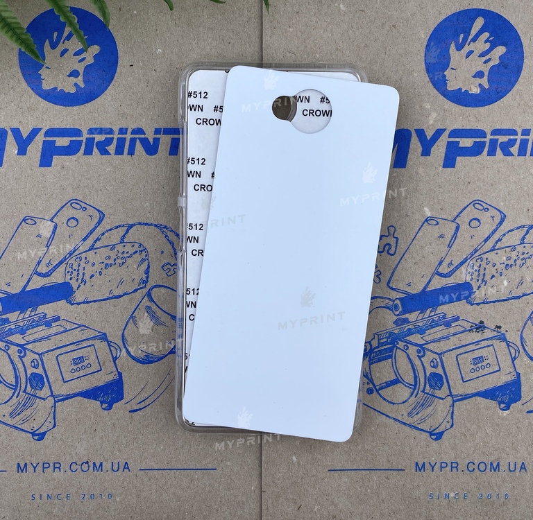 Чохол для сублімації 2D пластиковий (PC) для Nokia 650 прозорий (4019) 