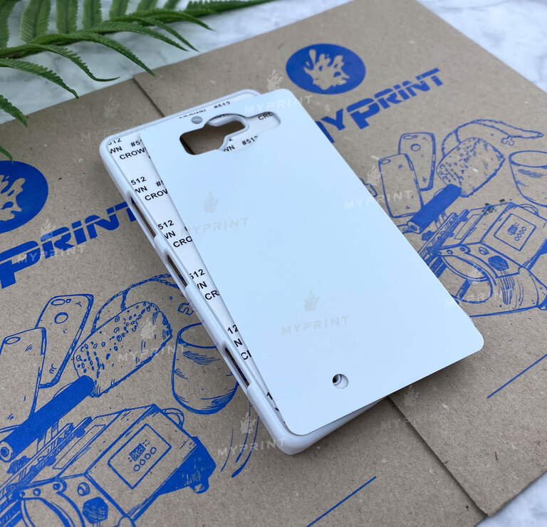 Чохол для сублімації 2D пластиковий (PC) для Nokia 950 білий (4021) 