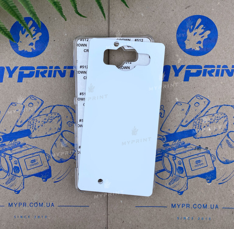 Чехол для сублимации 2D пластиковый (PC) для Nokia 950 прозрачный (4023) 