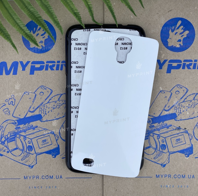 Чехол для сублимации 2D пластиковый (PC) для Samsung Mega 6.3 I9200 черный (3454) 