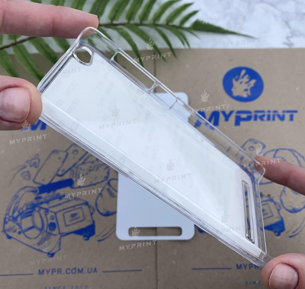 Чехол для сублимации 2D пластиковый (PC) для Xiaomi Redmi 3 прозрачный (3883) - фото 4 - Заготовки для сублимации