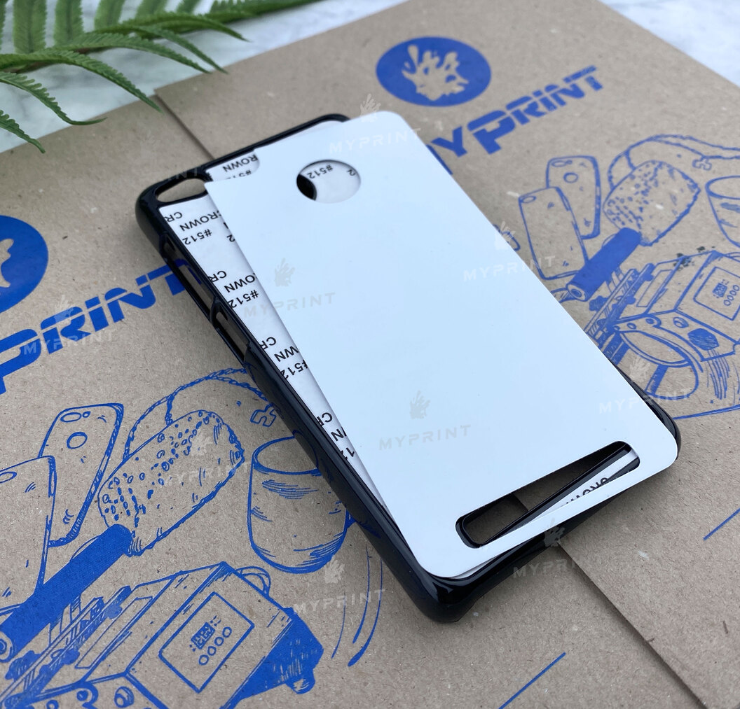 Cover for sublimation 2D plastic (PC) for Xiaomi Redmi 3s black (3886) - фото 2 Cover for sublimation 2D plastic (PC) for Xiaomi Redmi 3s black (3886) - фото 2 - Blanks for sublimation