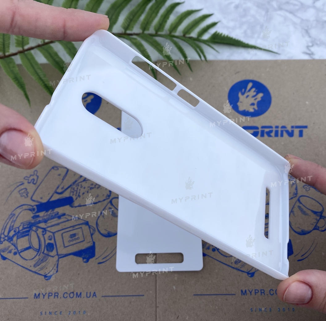 Чехол для сублимации 2D пластиковый (PC) для Xiaomi Redmi Note 3 белый (3889) - фото 4 Чехол для сублимации 2D пластиковый (PC) для Xiaomi Redmi Note 3 белый (3889) - фото 4 - Заготовки для сублимации
