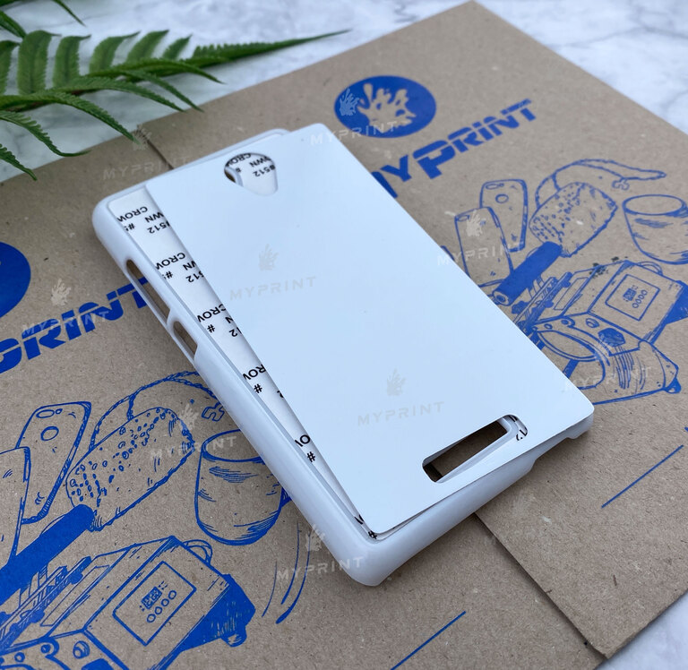 Чохол для сублімації 2D пластиковий (PC) для Xiaomi Redmi Note 2 білий (4049) 