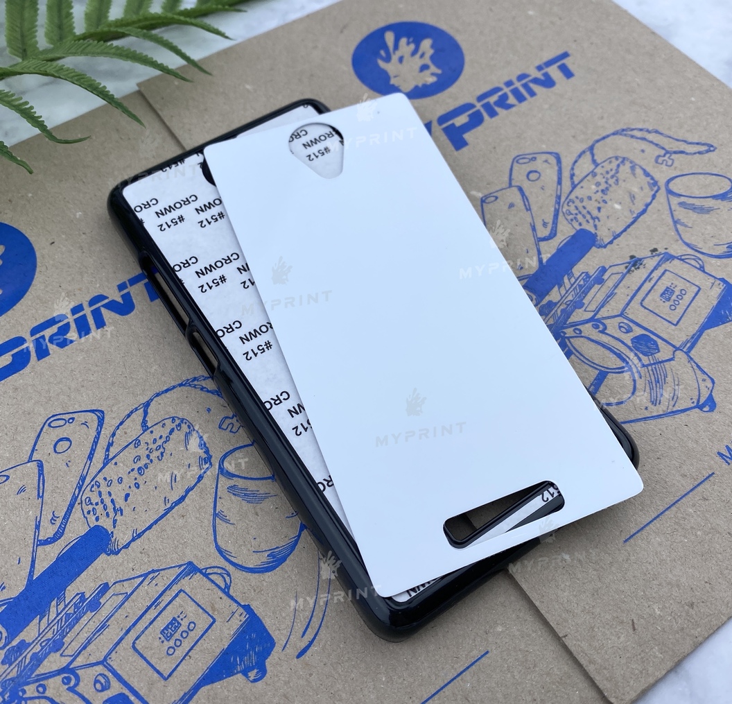 Sublimation case 2D plastic (PC) for Xiaomi Redmi Note 2 black (4050) - фото 2 Sublimation case 2D plastic (PC) for Xiaomi Redmi Note 2 black (4050) - фото 2 - Blanks for sublimation