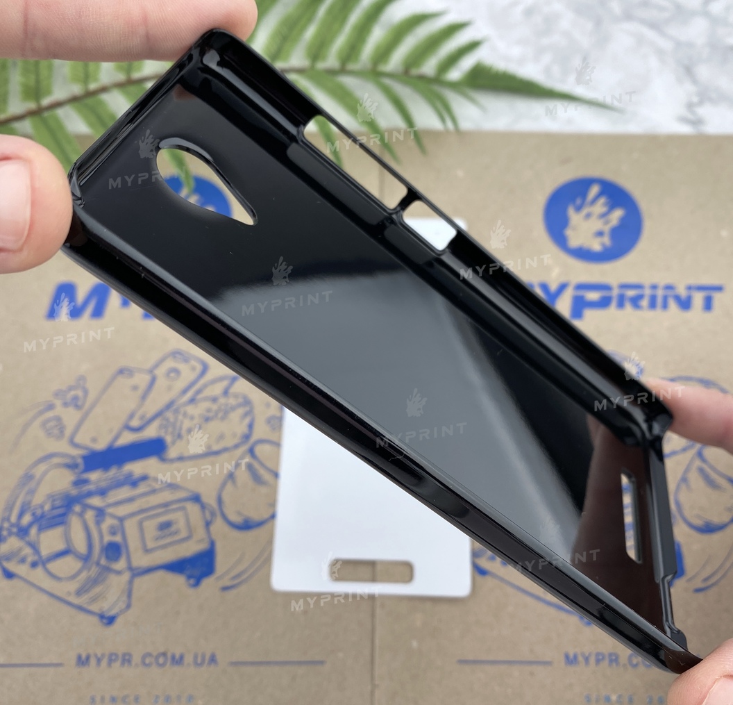 Sublimation case 2D plastic (PC) for Xiaomi Redmi Note 2 black (4050) - фото 4 Sublimation case 2D plastic (PC) for Xiaomi Redmi Note 2 black (4050) - фото 4 - Blanks for sublimation