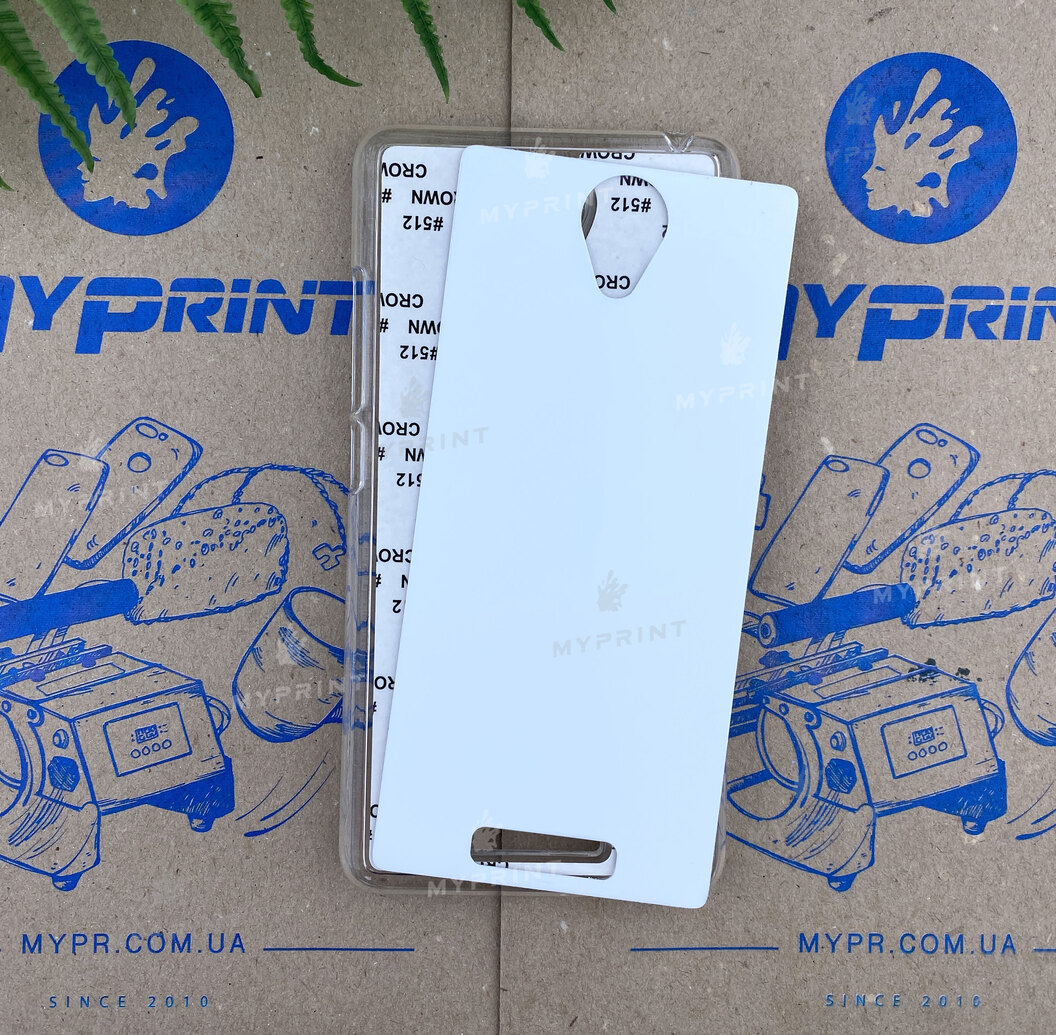 Cover for sublimation 2D plastic (PC) for Xiaomi Redmi Note 2 transparent (4051) - фото 1 - Blanks for sublimation