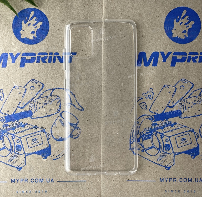 Чохол силіконовий для Samsung A51 прозорий (6144) 