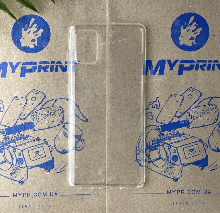 Чохол силіконовий для Samsung A71 прозорий (6146) 