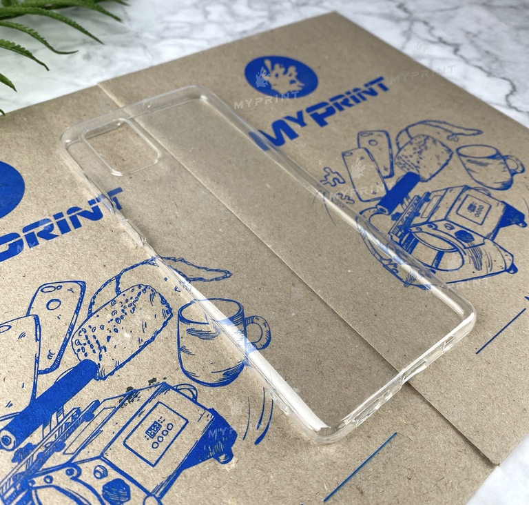 Чохол силіконовий для Samsung A71 прозорий (6146) 