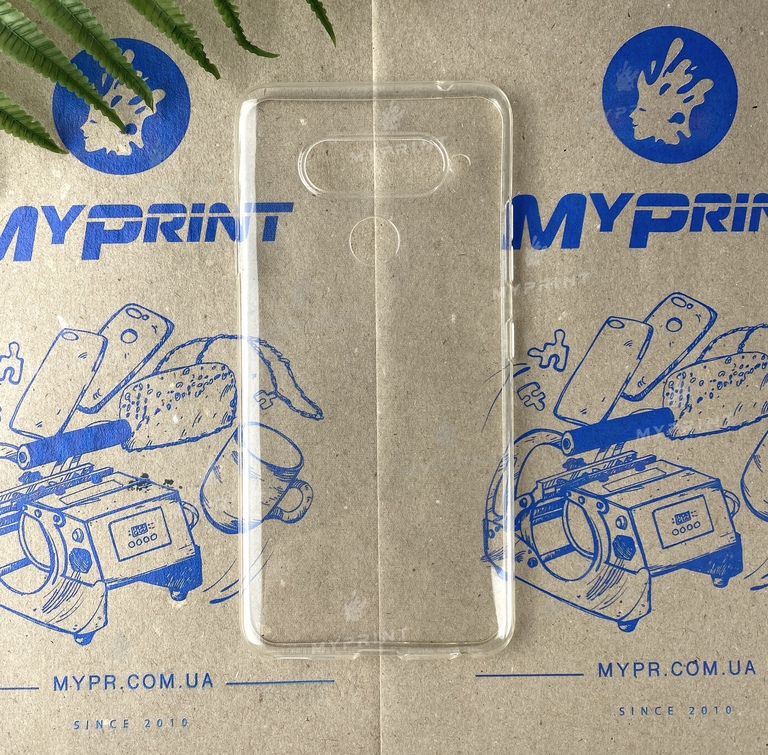 Чохол силіконовий для LG V40 прозорий (6155) 