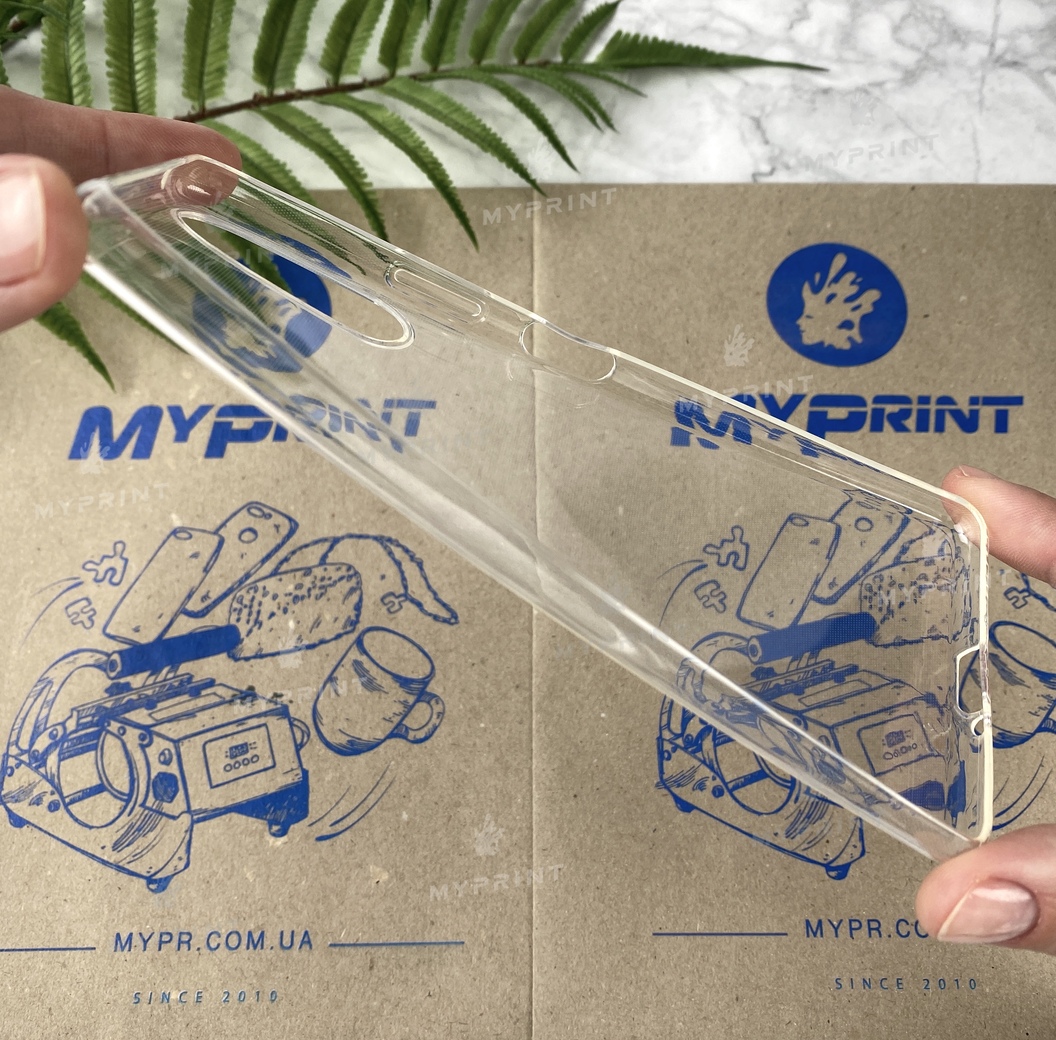 Чохол силіконовий для Sony Xperia 10 II прозорий (6157) - фото 3 Чохол силіконовий для Sony Xperia 10 II прозорий (6157) - фото 3 - Чохли для УФ друку