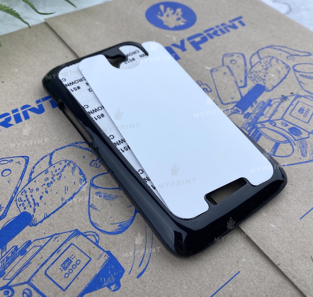 Cover for sublimation 2D plastic (PC) for HTC One X black (3158) - фото 2 Cover for sublimation 2D plastic (PC) for HTC One X black (3158) - фото 2 - Blanks for sublimation
