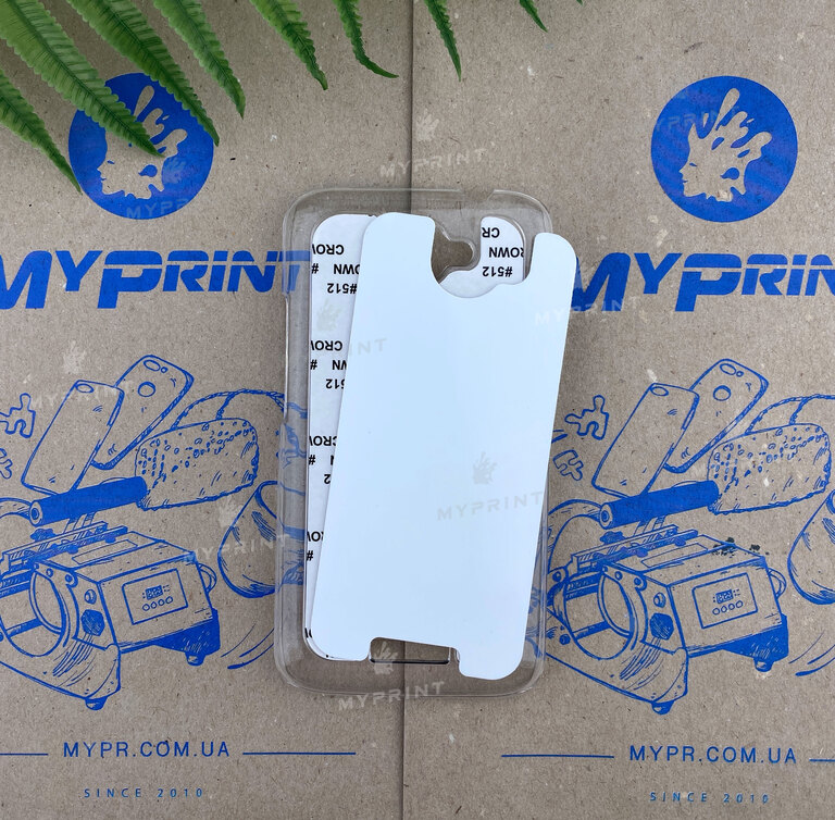 Чехол для сублимации 2D пластиковый (PC) для HTC One X прозрачный (3160) 