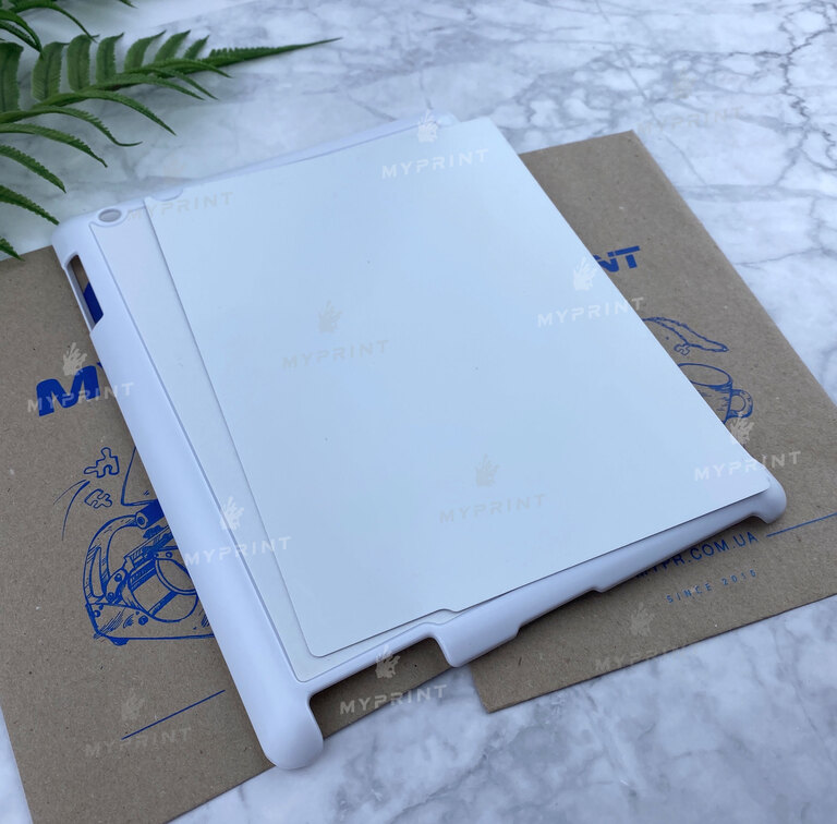 Cover for sublimation 2D plastic (PC) for iPad 2/3/4 white (3103)  Cover for sublimation 2D plastic (PC) for iPad 2/3/4 white (3103)