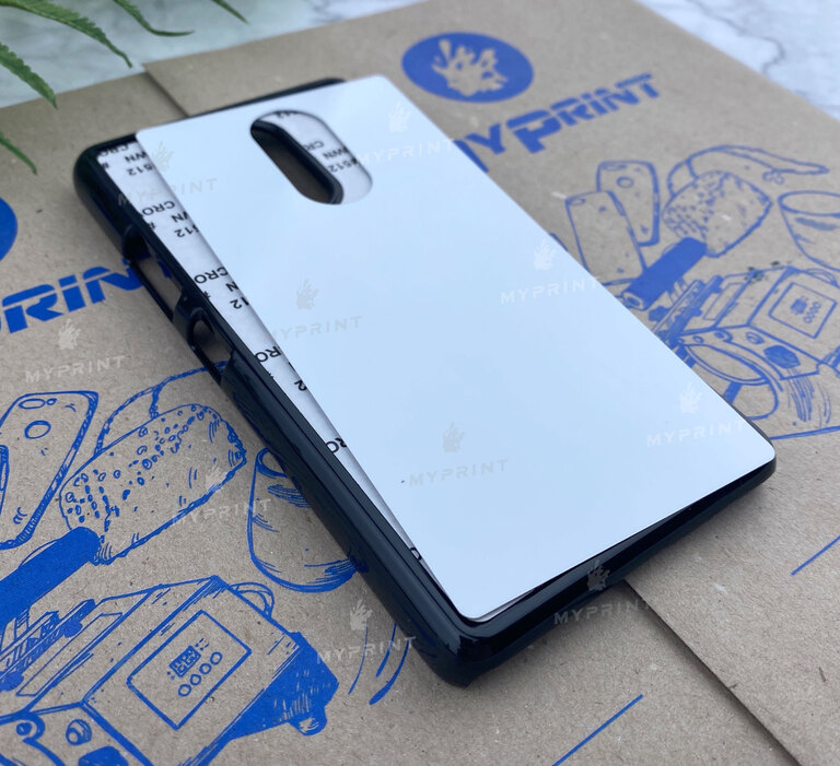 Чехол для сублимации 2D пластиковый (PC) для Lenovo K6 Note черный (2423) 