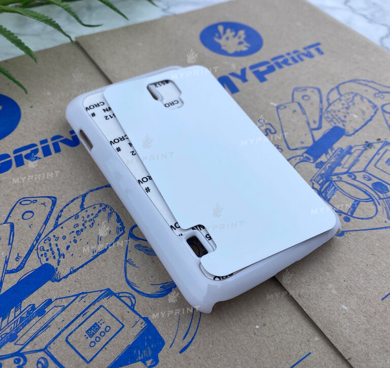 Чохол для сублімації 2D пластиковий (PC) для LG Optimus L7 II P713 білий (3195) 