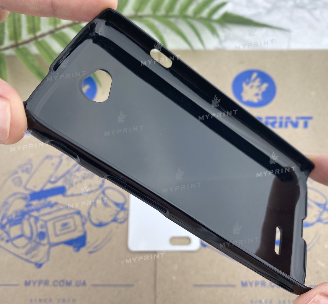 Чехол для сублимации 2D пластиковый (PC) для LG Optimus L70 Dual D325 черный (3201) - фото 4 Чехол для сублимации 2D пластиковый (PC) для LG Optimus L70 Dual D325 черный (3201) - фото 4 - Заготовки для сублимации