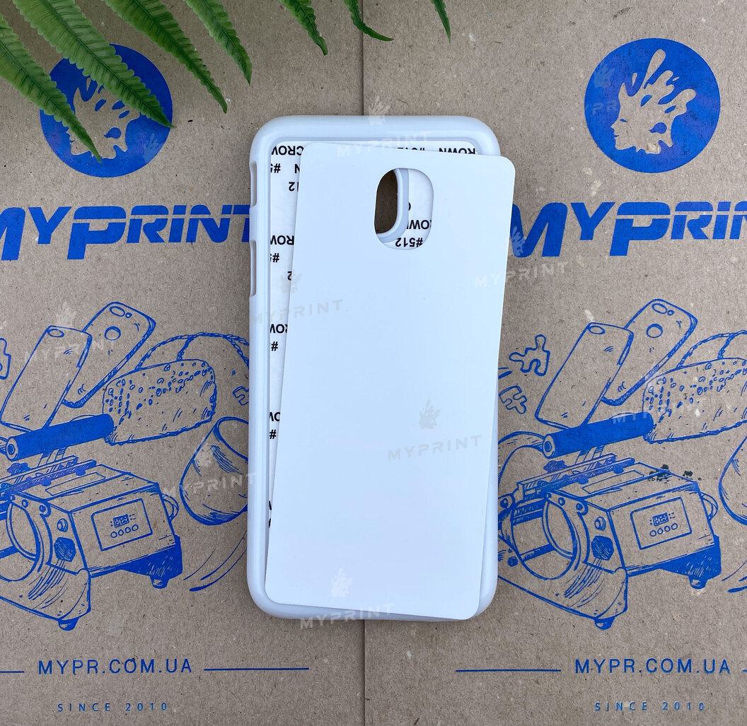 Sublimation case 2D plastic (PC) for Samsung J3 J330 (2017) white (4172) - фото 1 Sublimation case 2D plastic (PC) for Samsung J3 J330 (2017) white (4172) - фото 1 - Blanks for sublimation
