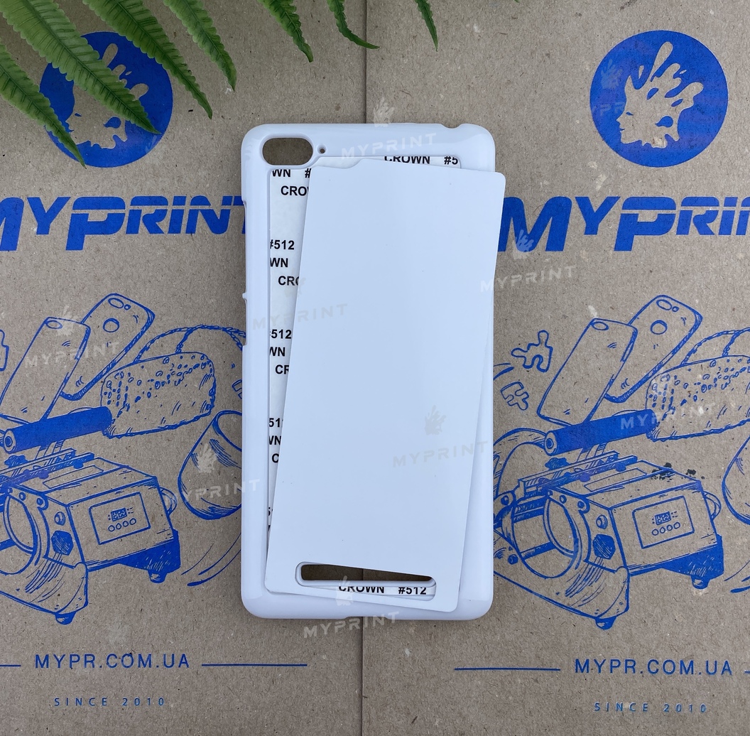 Cover for sublimation 2D plastic (PC) for Xiaomi MI 4I white (4217) - фото 1 Cover for sublimation 2D plastic (PC) for Xiaomi MI 4I white (4217) - фото 1 - Blanks for sublimation