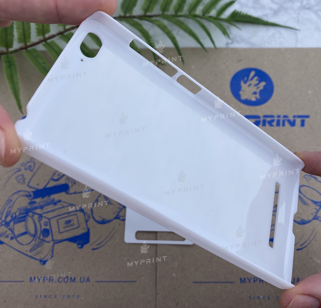 Cover for sublimation 2D plastic (PC) for Xiaomi MI 4I white (4217) - фото 4 Cover for sublimation 2D plastic (PC) for Xiaomi MI 4I white (4217) - фото 4 - Blanks for sublimation