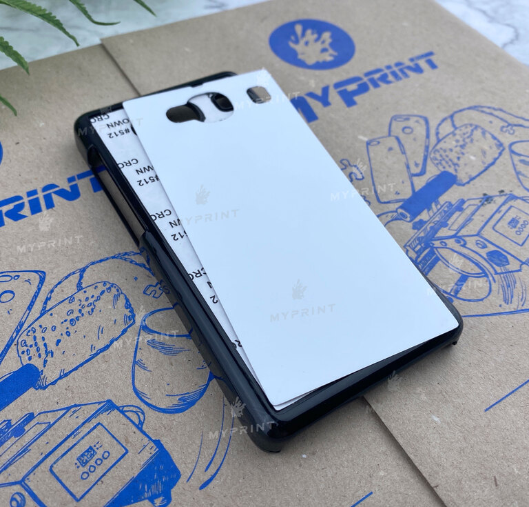 Чехол для сублимации 2D пластиковый (PC) для Xiaomi Redmi 2 черный (4046) 