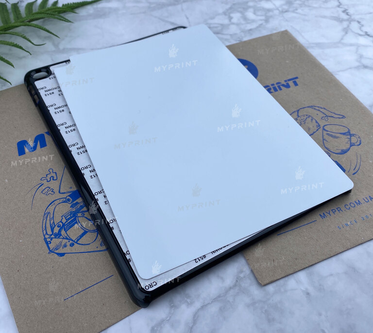 Cover for sublimation 2D plastic (PC) for iPad Air 2 black (3094)  Cover for sublimation 2D plastic (PC) for iPad Air 2 black (3094)