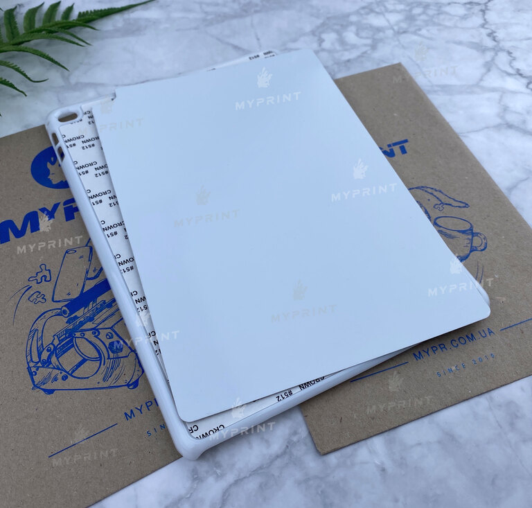 Cover for sublimation 2D plastic (PC) for iPad Air 2 white (3095)  Cover for sublimation 2D plastic (PC) for iPad Air 2 white (3095)