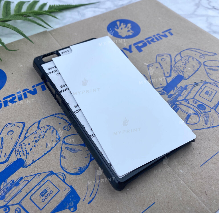 Cover for sublimation 2D plastic (PC) for Huawei P8 Lite black (2412)  Cover for sublimation 2D plastic (PC) for Huawei P8 Lite black (2412)