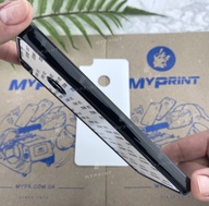 Чохол для сублімації 2D пластиковий (PC) для Huawei P8 Lite 2017 чорний (2418) - фото 3 - Заготовки для сублімації