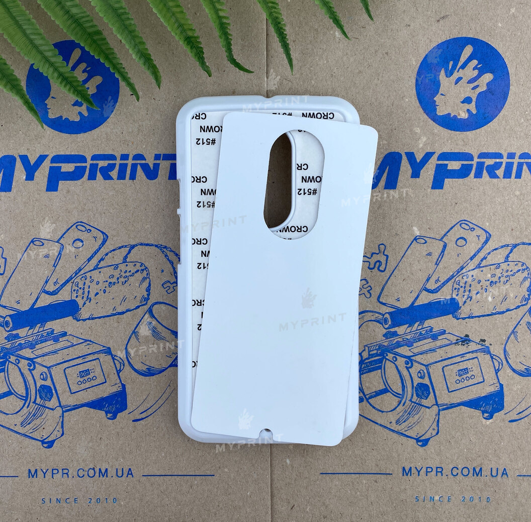 Cover for sublimation 2D plastic (PC) for Motorola Moto X2 white (3248) - фото 1 Cover for sublimation 2D plastic (PC) for Motorola Moto X2 white (3248) - фото 1 - Blanks for sublimation