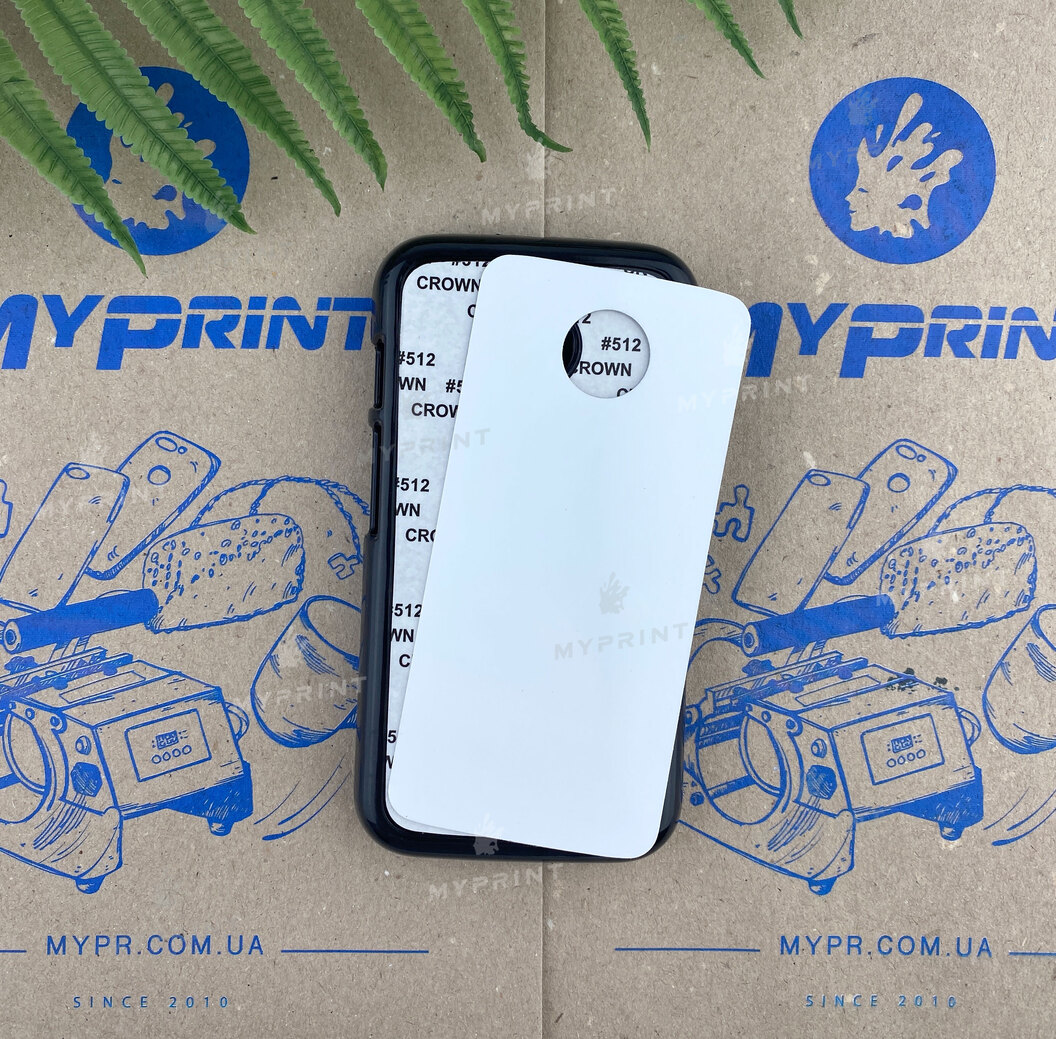 Cover for sublimation 2D plastic (PC) for Motorola Moto E black (3254) - фото 1 Cover for sublimation 2D plastic (PC) for Motorola Moto E black (3254) - фото 1 - Blanks for sublimation