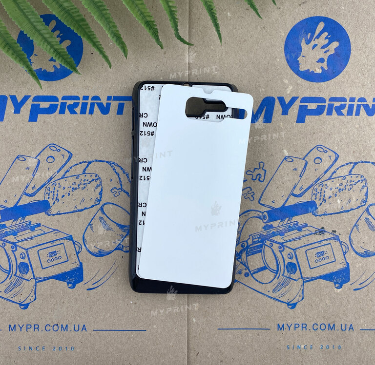 Чохол для сублімації 2D пластиковий (PC) для Motorola RAZR D3 чорний (3262) 