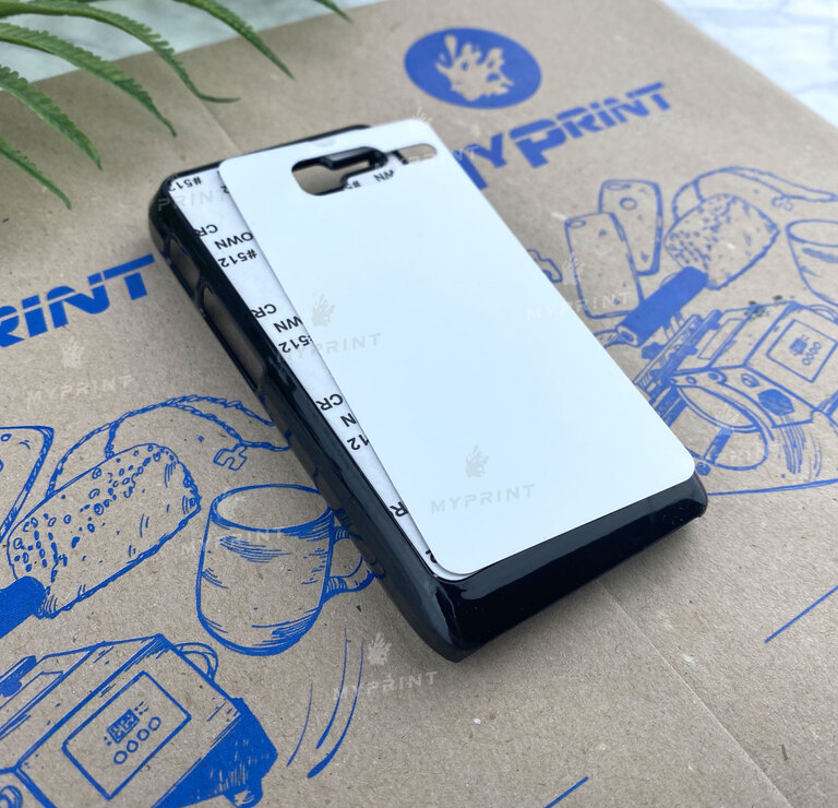 Чохол для сублімації 2D пластиковий (PC) для Motorola RAZR D3 чорний (3262) 