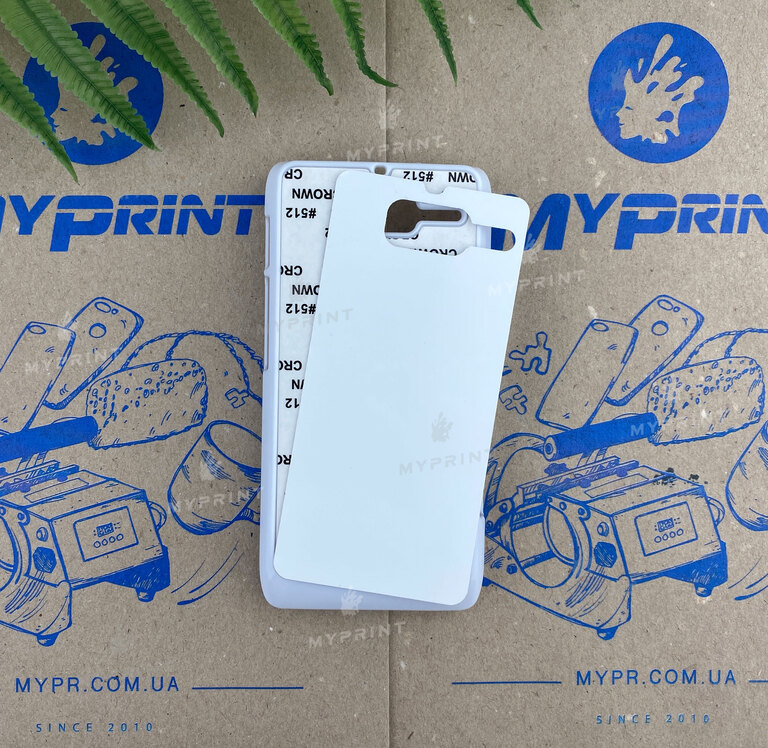 Чохол для сублімації 2D пластиковий (PC) для Motorola RAZR D3 білий (3263) 
