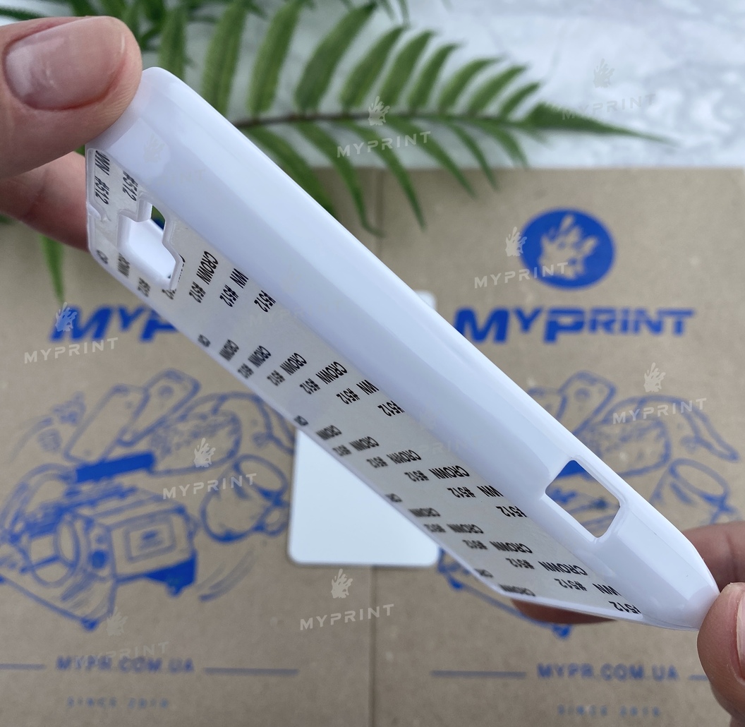 Чохол для сублімації 2D пластиковий (PC) для Motorola RAZR D3 білий (3263) - фото 3 - Заготовки для сублімації