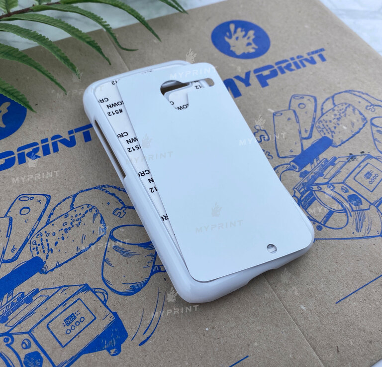 Чохол для сублімації 2D пластиковий (PC) для Motorola Moto X білий (3267) 